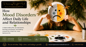 child expressing emotional mood changes through art and mental health awareness